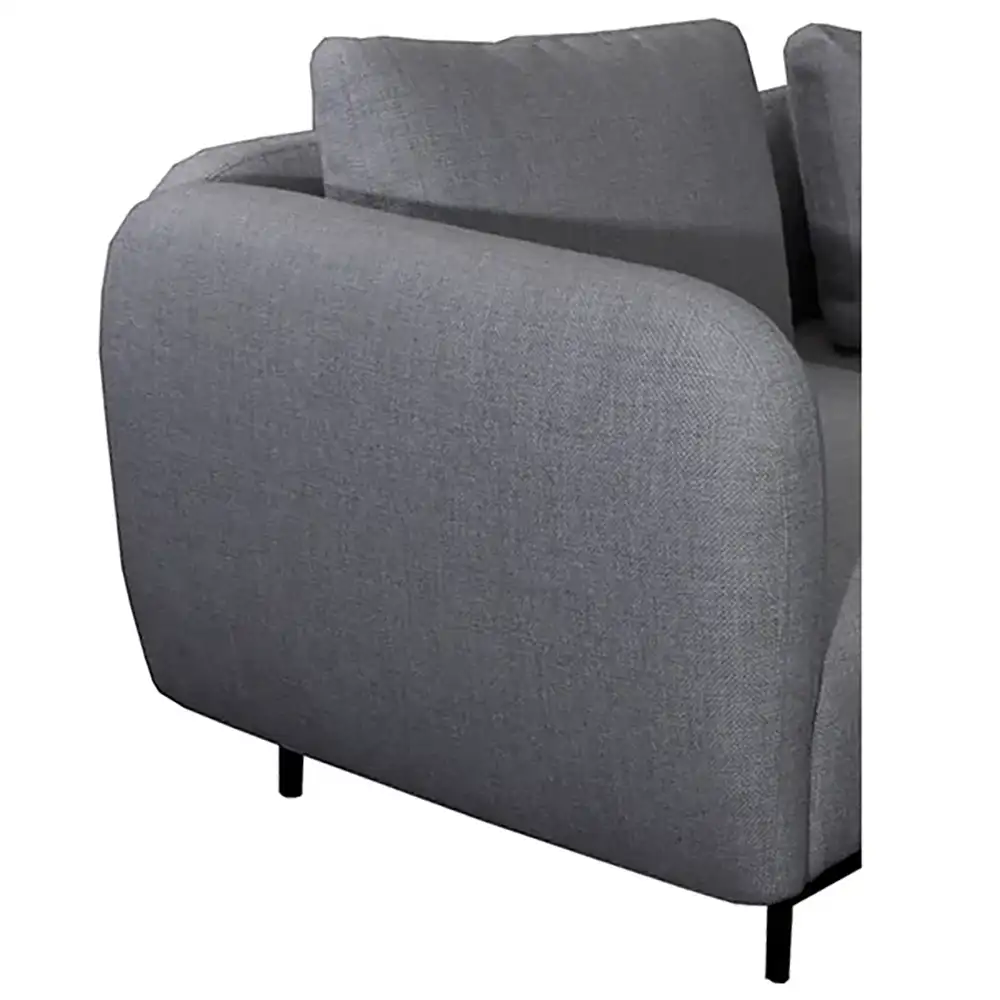 Aura Armlehne/Rückenlehne hoch Dunkelgrau 