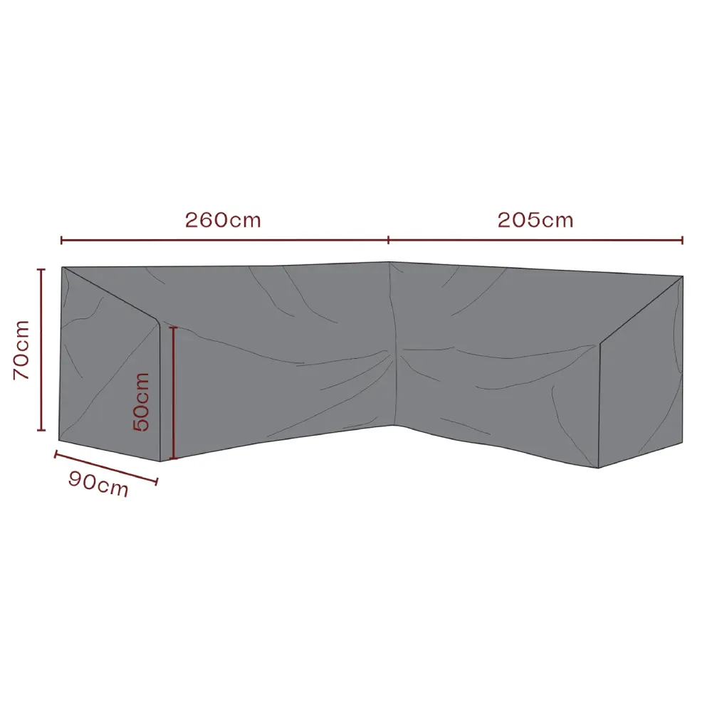 Möbelbezug Ecksofa 205/260x90 cm Premium