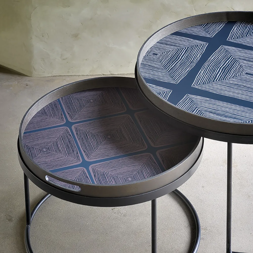 Linear Squares Tablett Ø61 cm