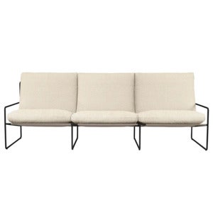 Desert 3-Sitzer Sofa Black/Off-white