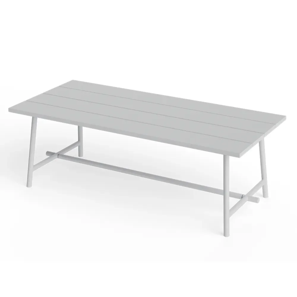 Fred'S Esstisch 100x220 cm Light Grey