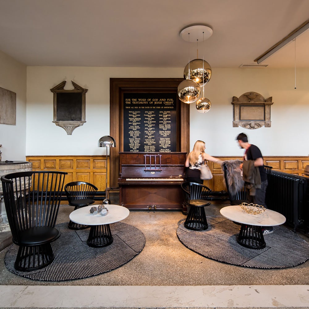 Fan tisch schwarze steinplatte 90 cm weiß