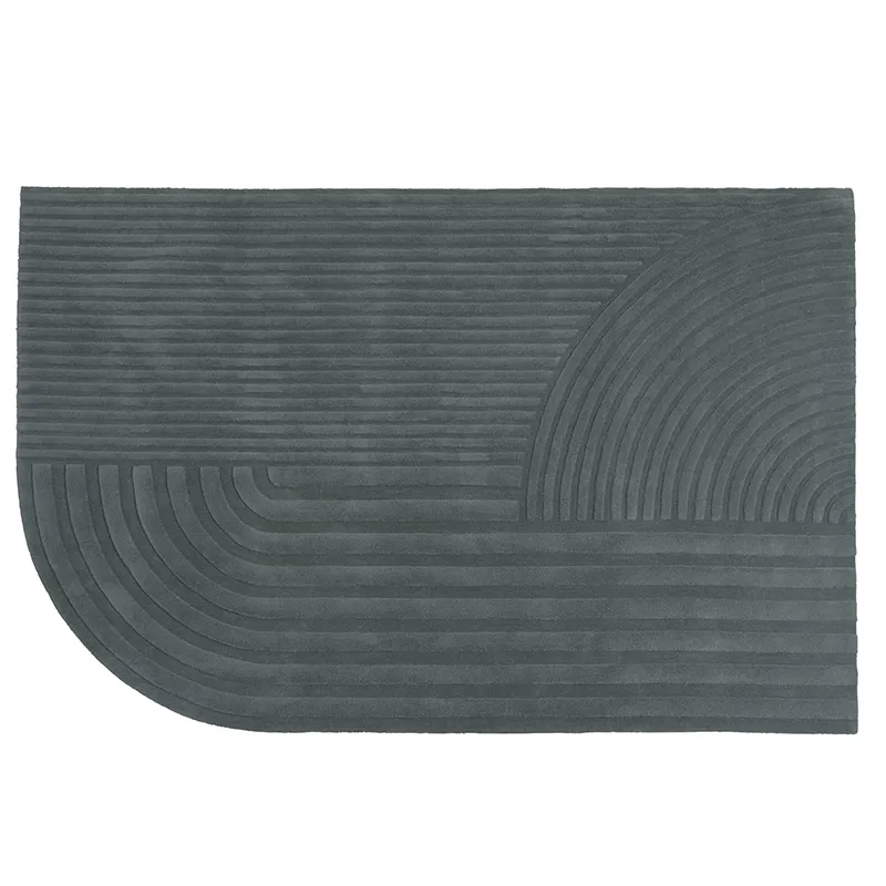 Relevo Teppich 200 x 300 cm - Dark Green