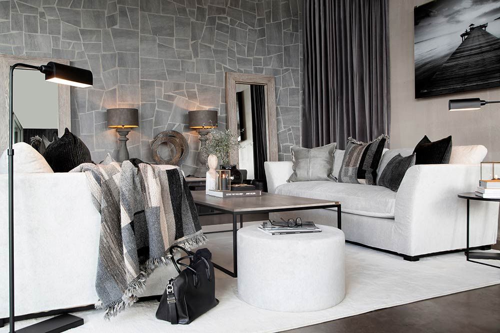 Stafford 3-Sitzer Sofa Tobago Weiß