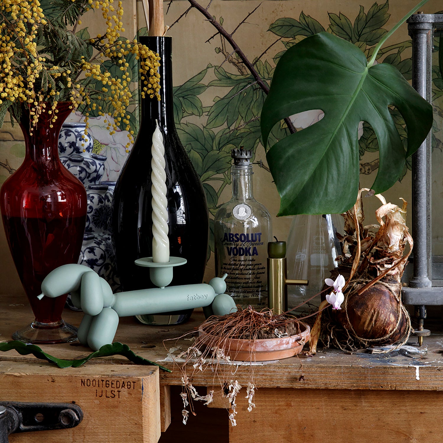 Can-dog KerzenstänThe weiß