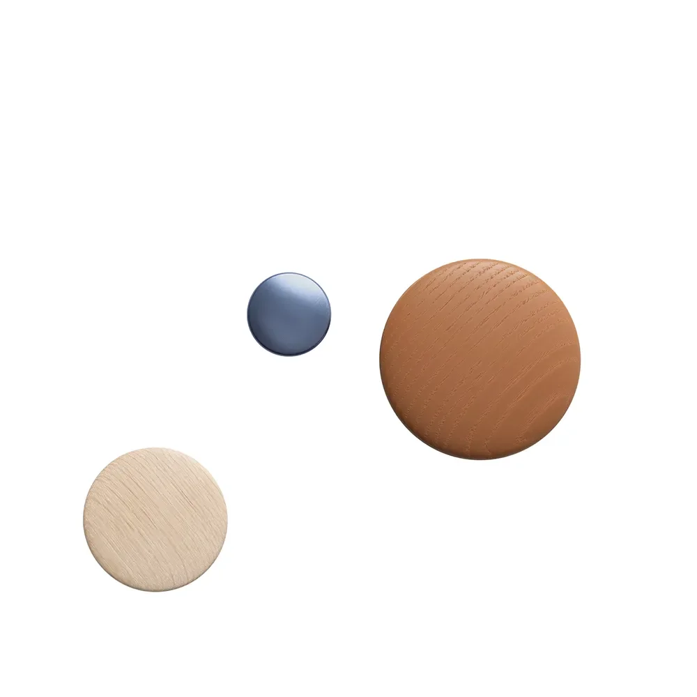 Dots Metal Set of 5 - Pale Blue