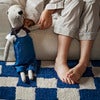 Waschbarer Teppich Mara Deep Blue
