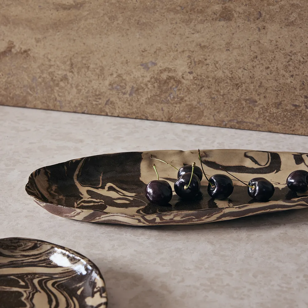 Handgefertigte Platte Ryu 37cm