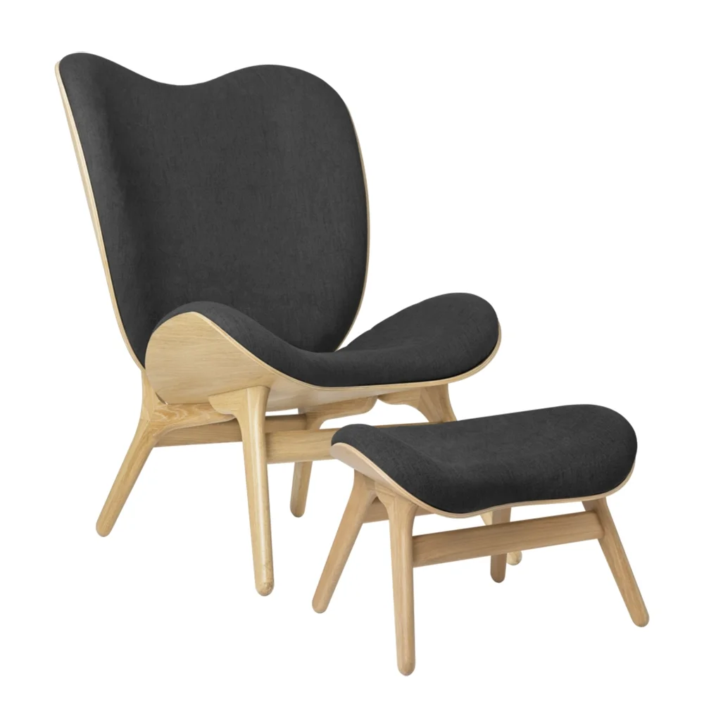 A Conversation Piece Ottoman Fußhocker Oak/Shadow