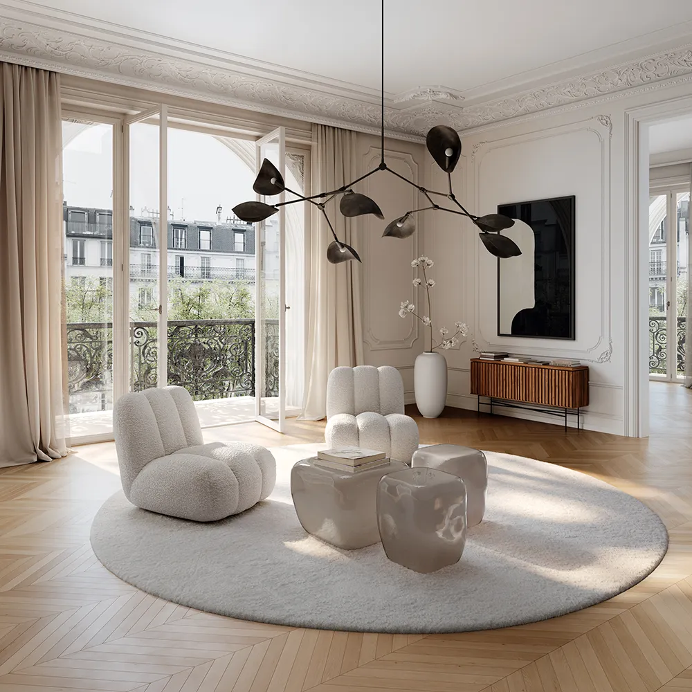 Toe Sessel – Cremeweiß