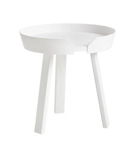 Around Couchtisch Ø45 cm- White 