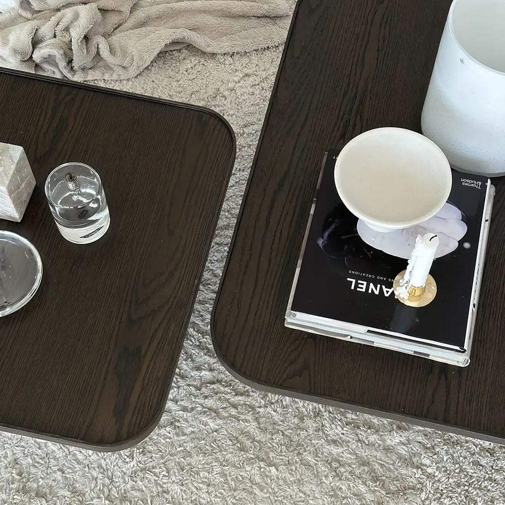 Sullivan Couchtisch 80x80 cm braun