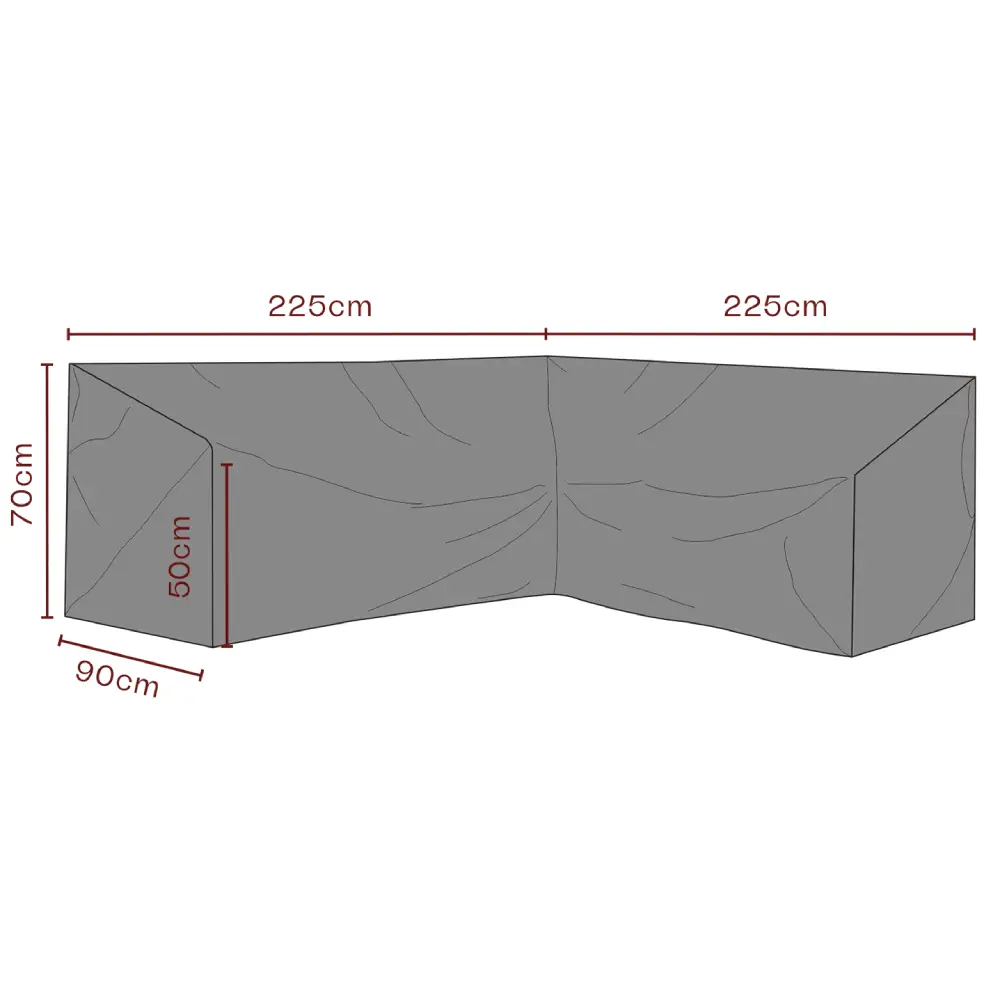 Möbelbezug Ecksofa 225/225x70 cm Premium