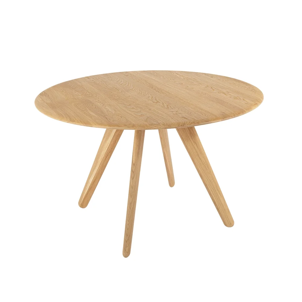  Platte runder Tisch 120cm natur