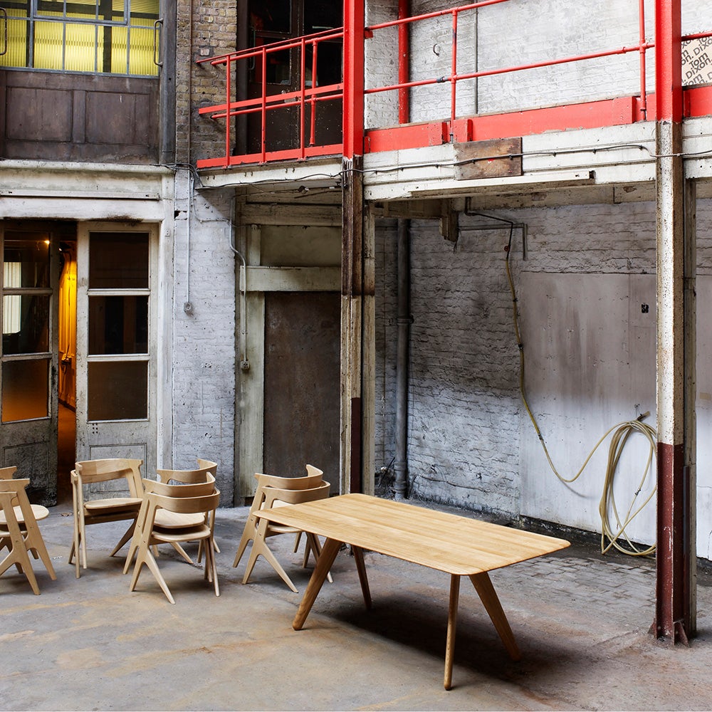 Platte Esstisch 200 cm natur