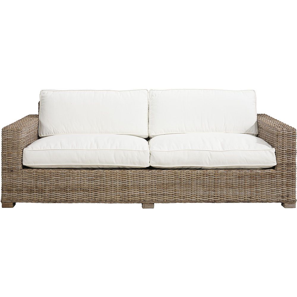 Hudson 3-Sitzer Sofa Kubu Grau