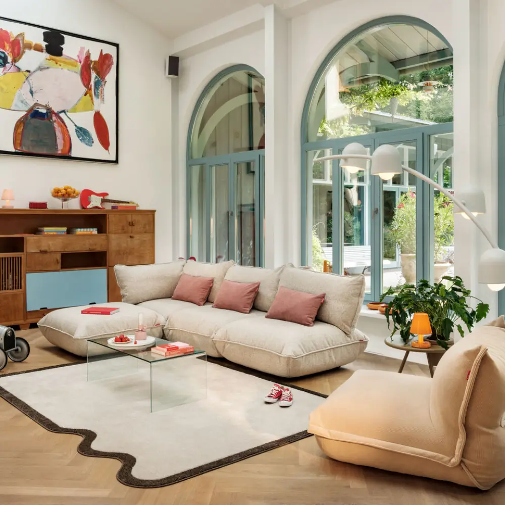 sumo sofamodul boucle recycled beige