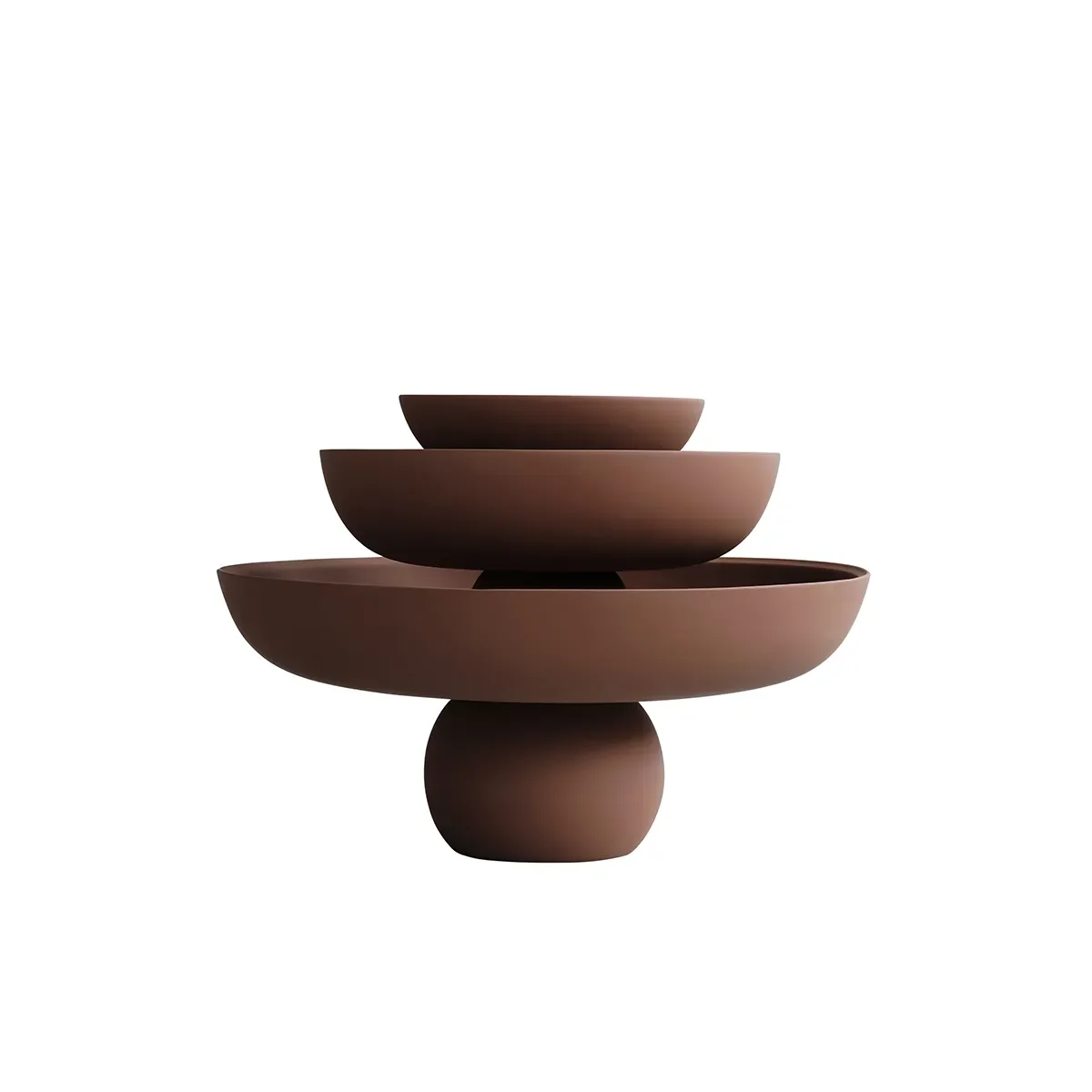 Handbemalte Dekoschale Baburu Big Almond Ø 43 cm