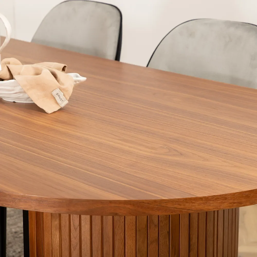 Bianca Esstisch 90x200 Walnuss