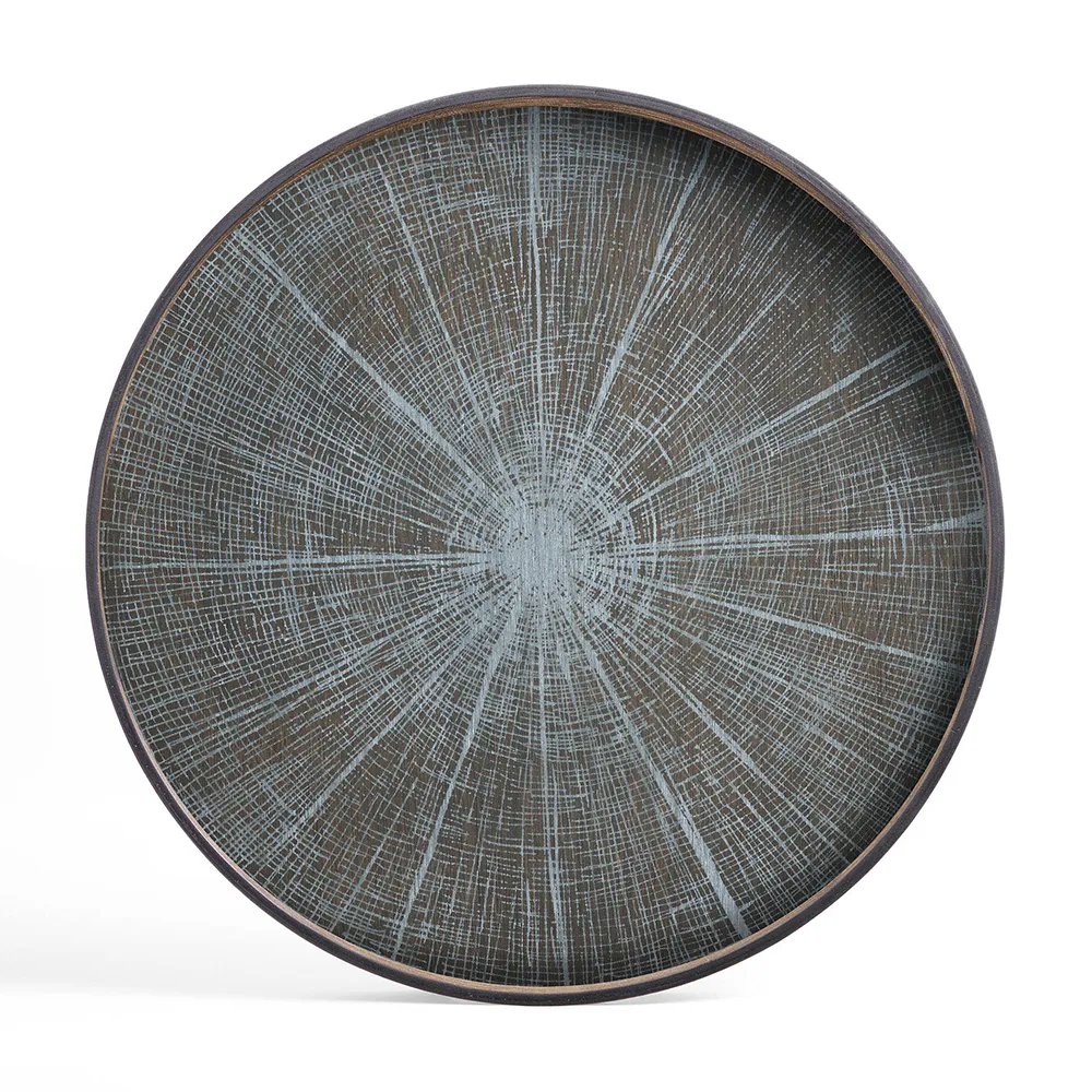 Slice Holztablett Ø92 cm weiß