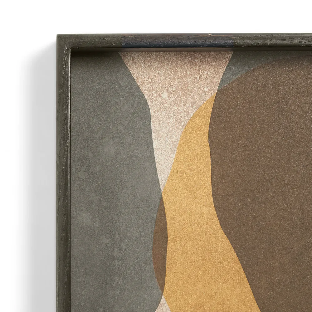 Tablett mit überlappenden Punkten 38x38 cm