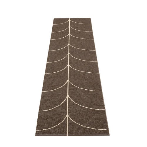 Gewebter Teppich Leif Dark Brown 70x270 cm