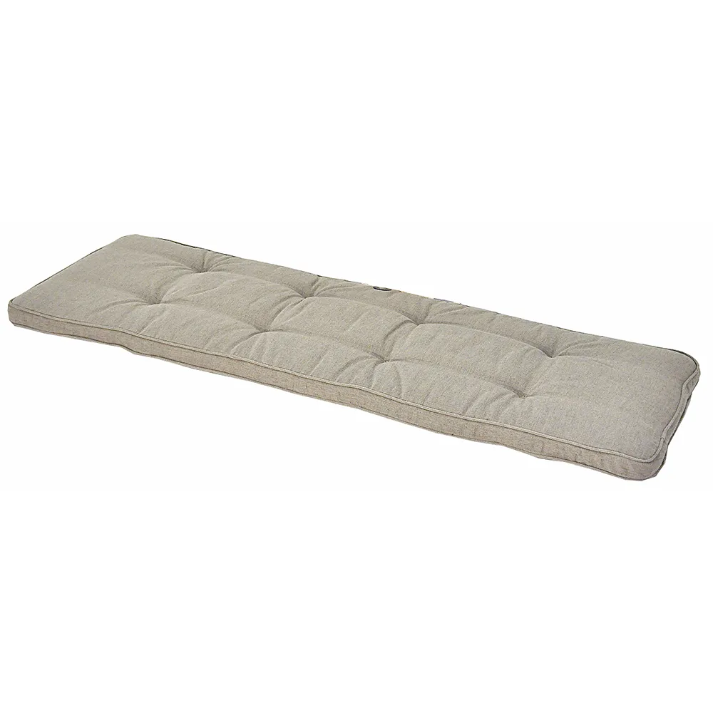 Beige Struktur Bank Kissen 150 cm Canyon