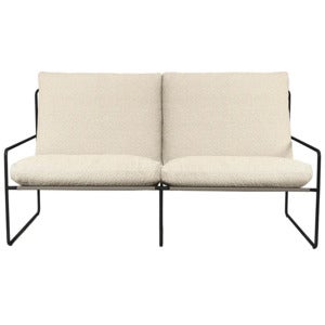 Desert 2-Sitzer Sofa Black/Off-white
