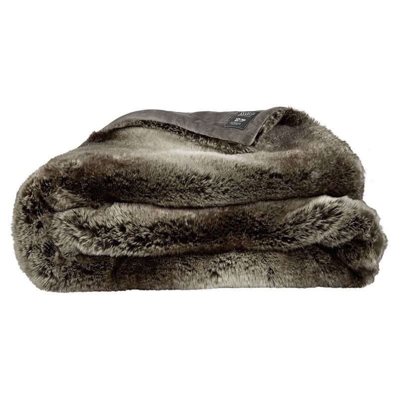 Decke Grau Bär 127X150 cm