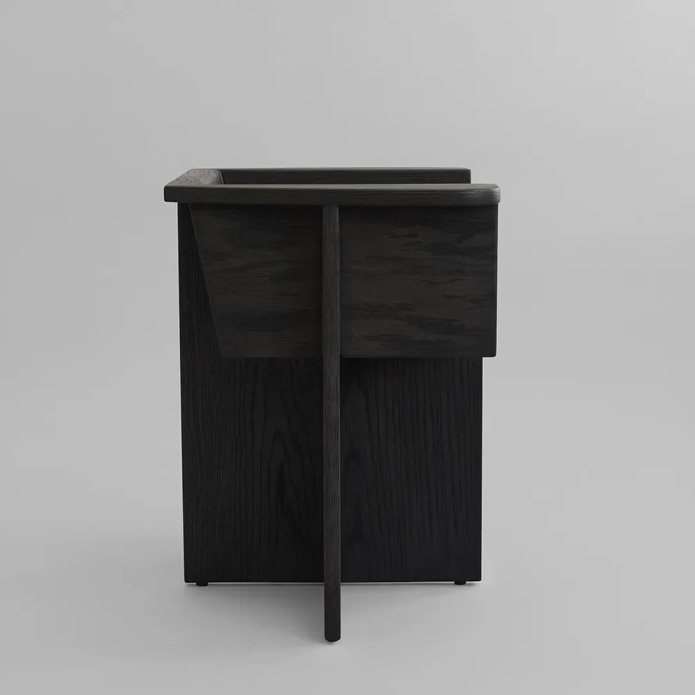 Brutus Esszimmerstuhl – Kaffeebraun, Schwarz Eiche