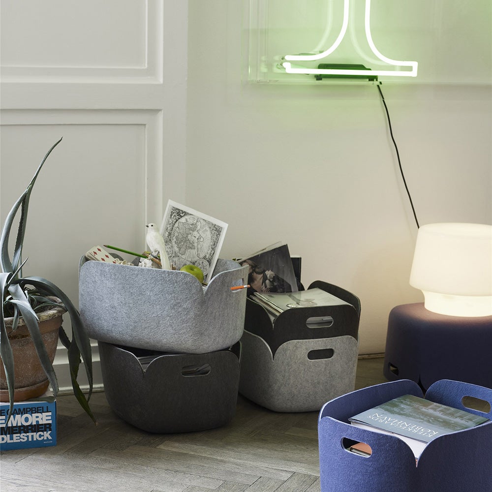  Restore Basket Aufbewahrungsbox 28 x 28 cm - Grau Melange