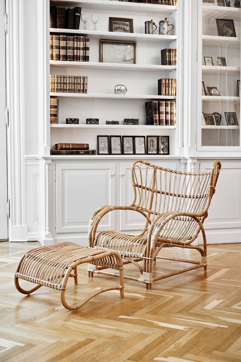 Teddy Rattan Sessel Natur