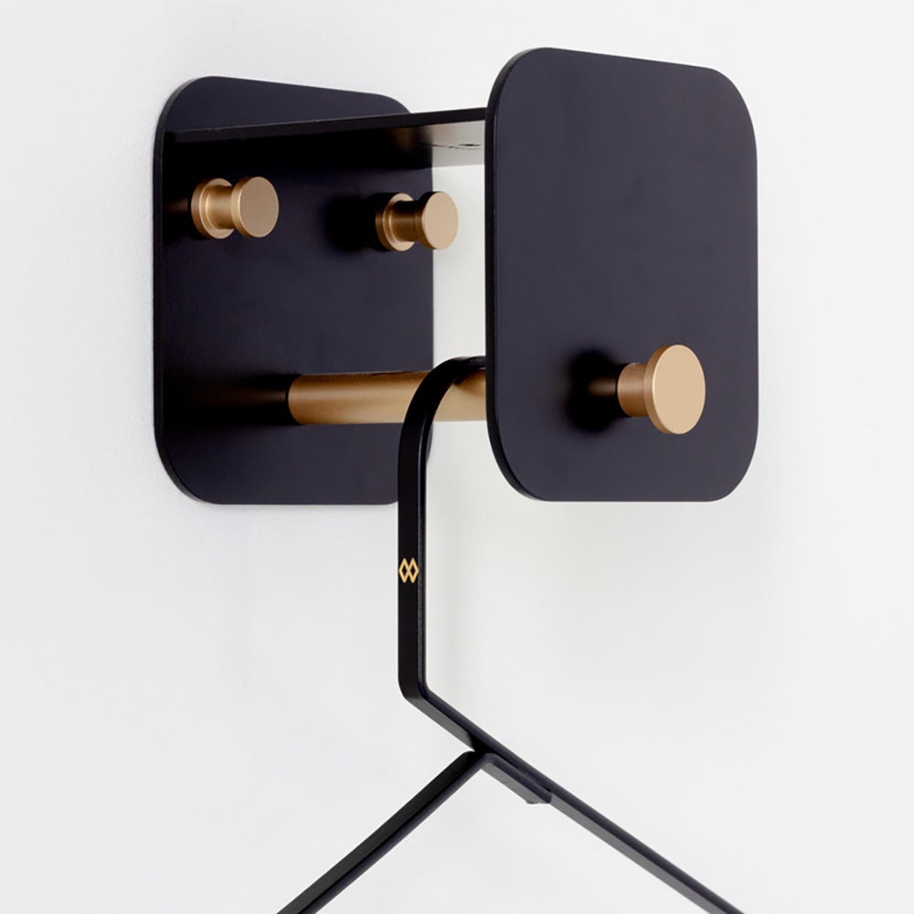 Hang In Wandaufhänger Black