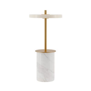 Asteria Move Mini Tragbare Lampe White Marble
