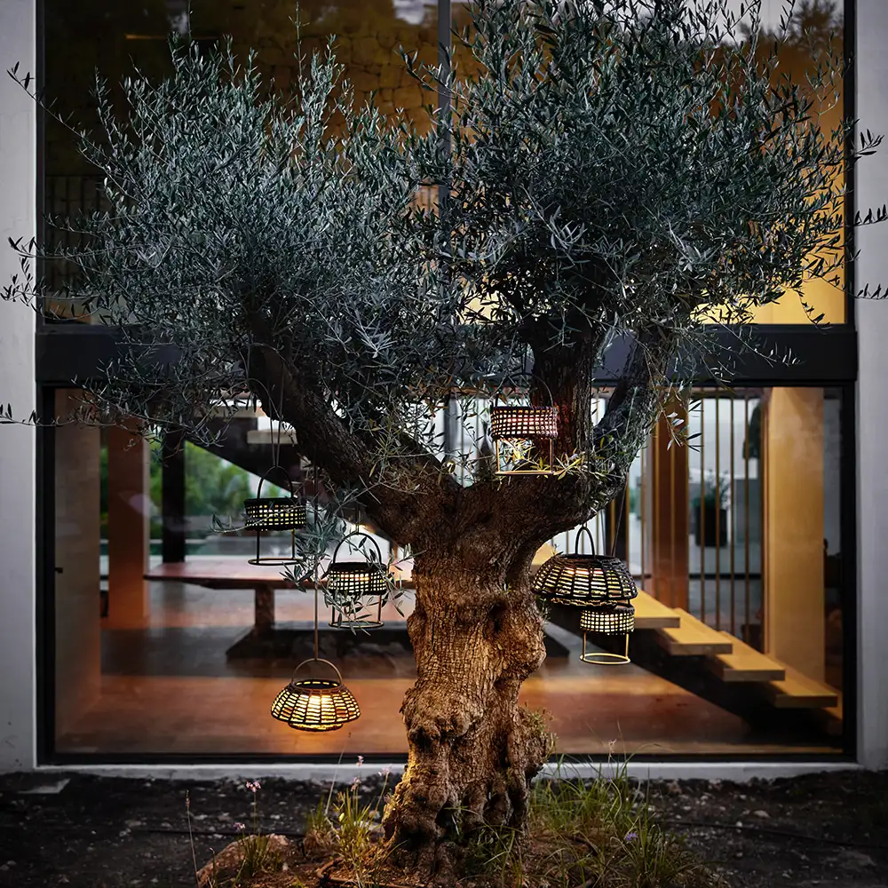 Illusion lampe t/suspension Graphit, Soft Rope