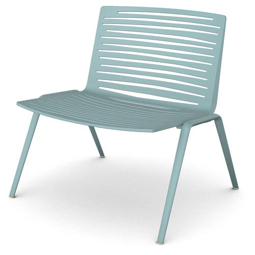 Zebra Sessel Hellblau