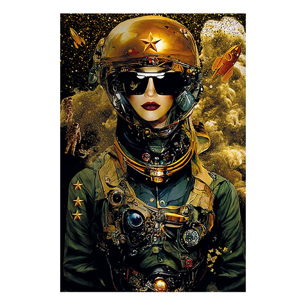 TIME TRAVELER Fototafel – 120x180, Aluminium