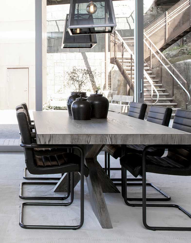 Hunter Esstisch 240X110 cm Antike Grau