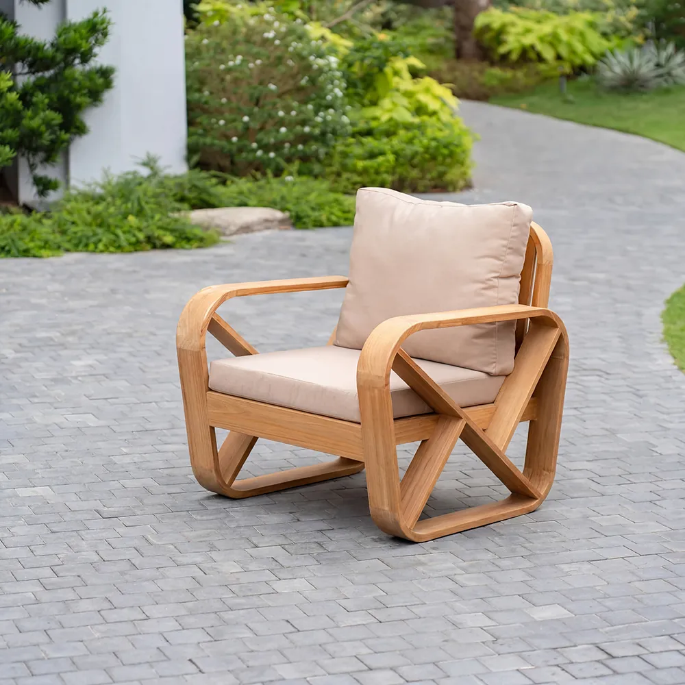 Bålamöllan Loungesessel inkl. Kissen Weiß