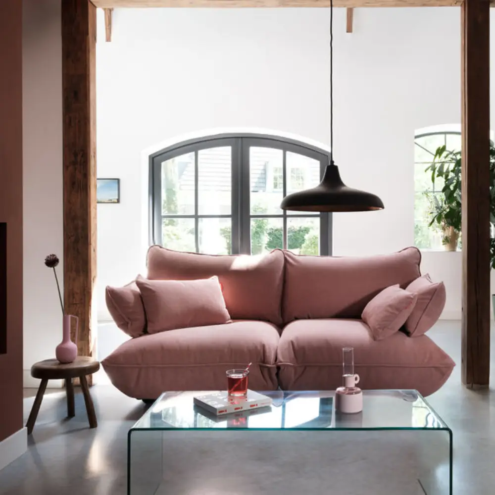 sumo armlehne cord recycled soft pink