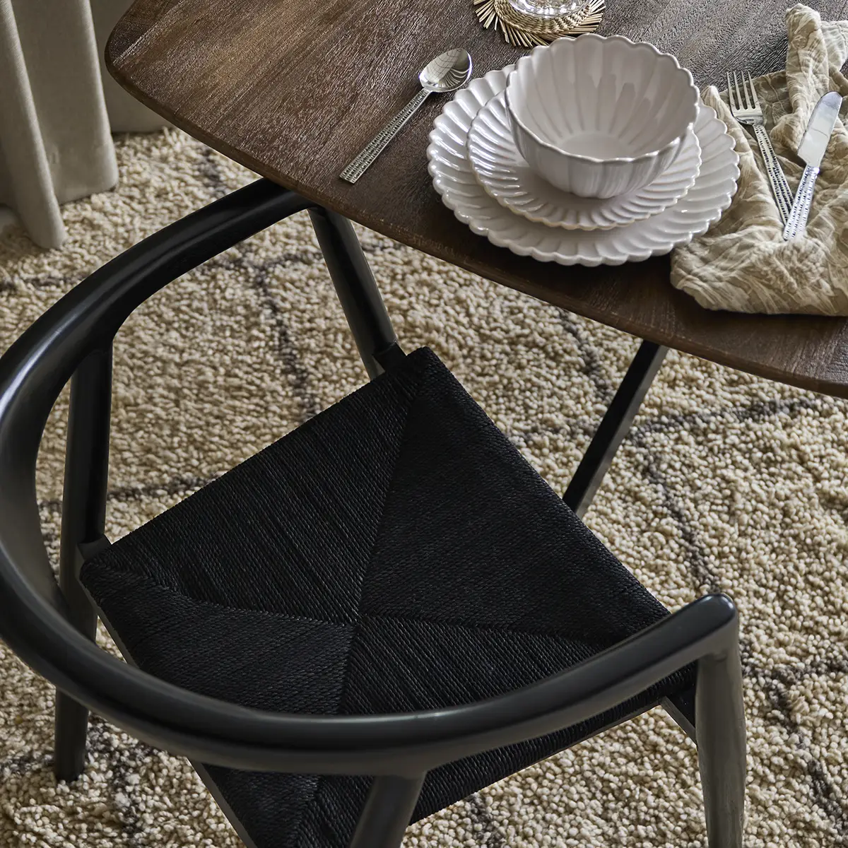 PORTLAND Sessel Schwarz