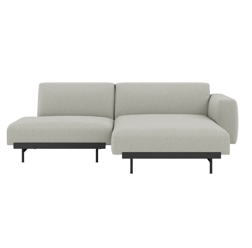 Muuto, In Situ 2-Sitzer-Modulsofa - Config 7 - Clay12/Schwarz
