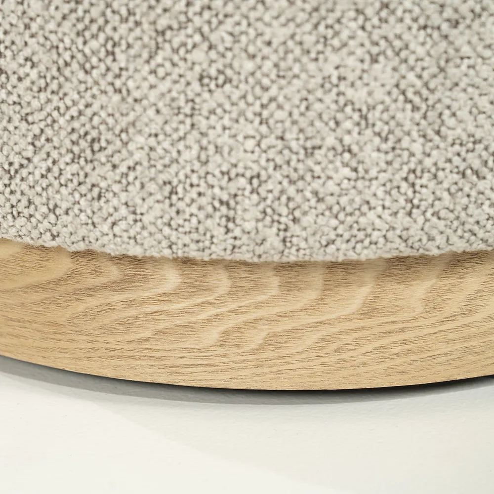 Pouf Avah Small Taupe