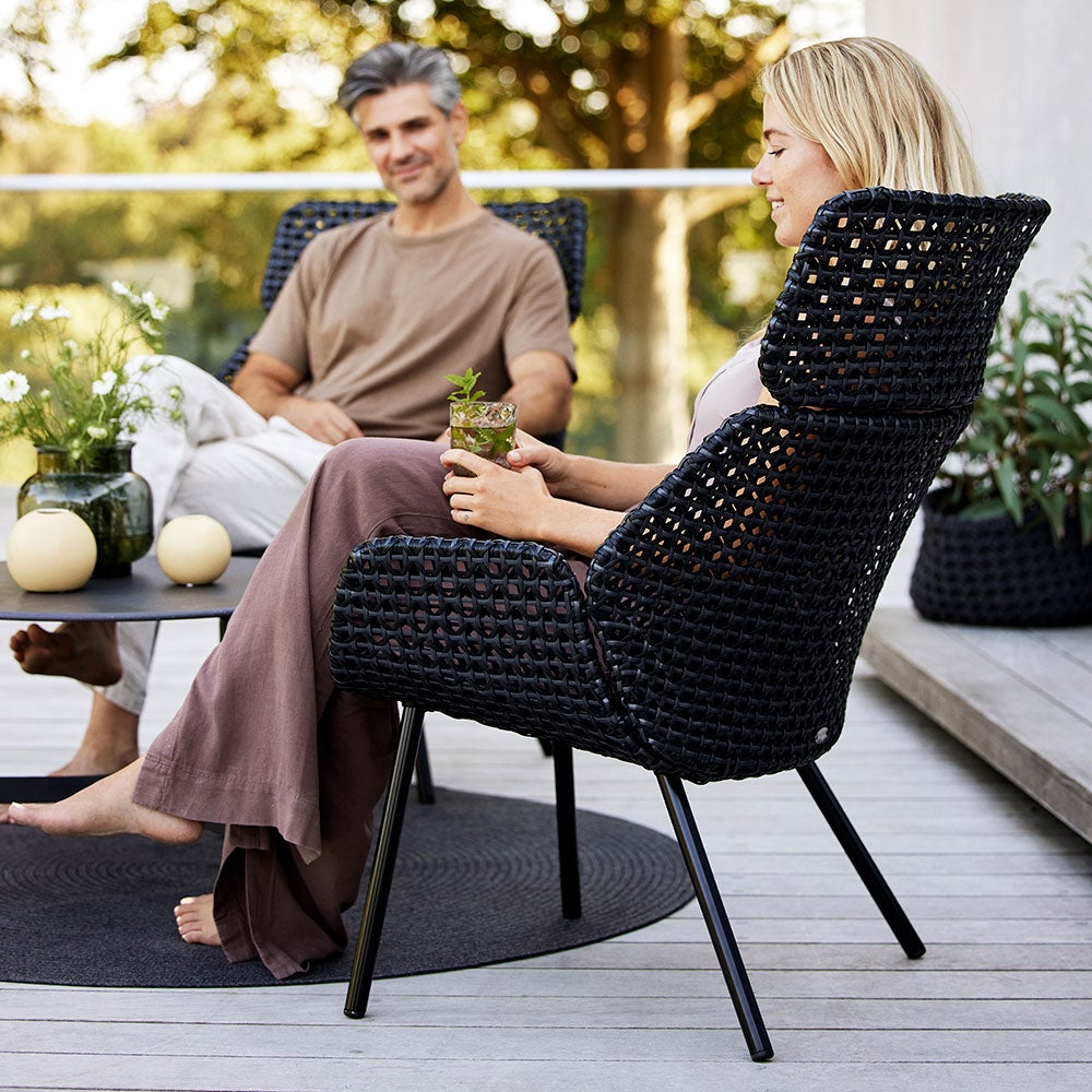 Vibe Sessel Hoch Schwarz