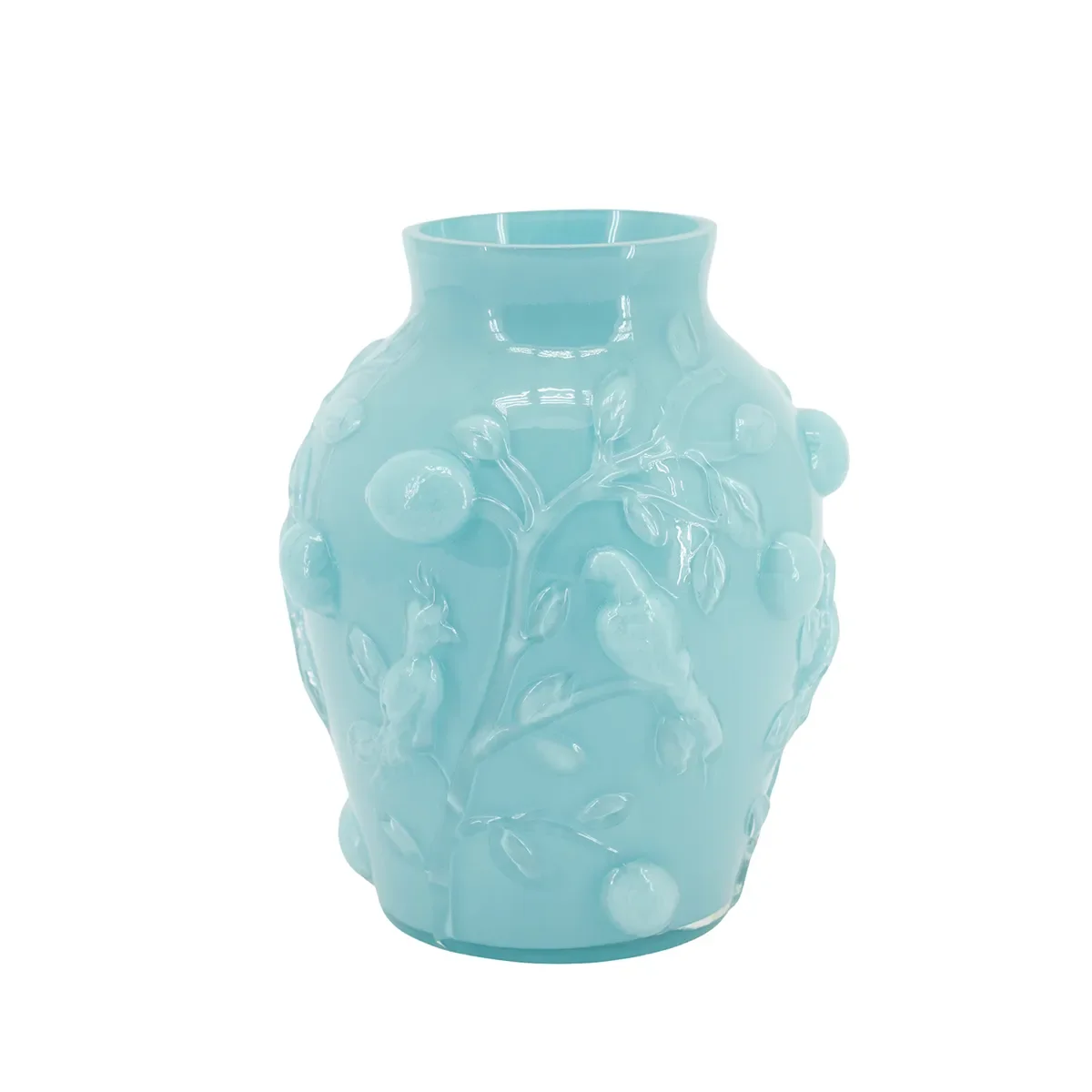 Mundgeblasene Vase Aru H22 cm Light Blue