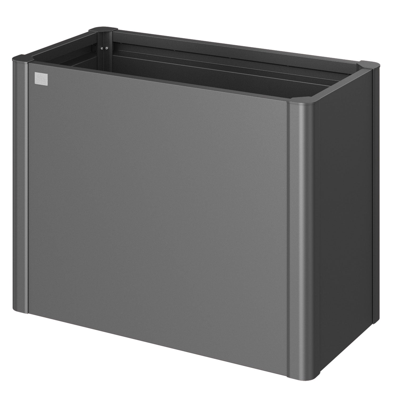 Belvedere Pflanzbeet maxi Größe 100 metallic dunkelgrau Biohort