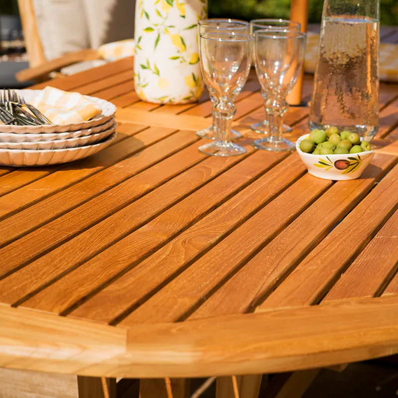 Veronica Sessel Natur Teakholz