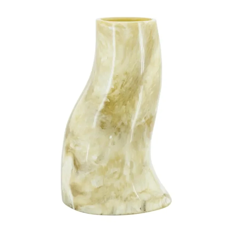 Stonea 2 Vase 20x18x34 cm Kunstharz grün