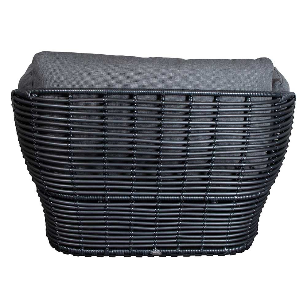 Loungesessel Basketgeflecht Graphit Inkl. grauem Cane Line Airtouch Kissenset