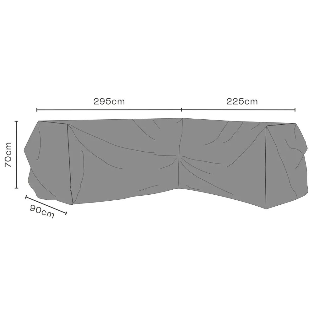 Möbelbezug Ecksofa 225/295x70 cm Premium